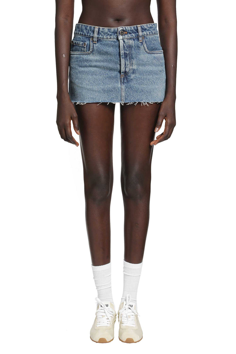 
              MIU MIU Denim Mini Skirt woman
            
