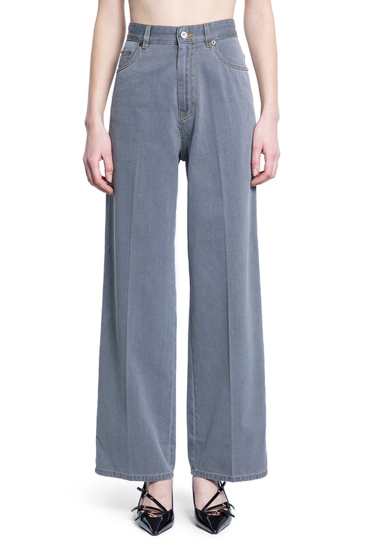 MIU MIU WOMAN GREY JEANS