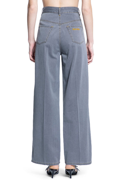 MIU MIU WOMAN GREY JEANS