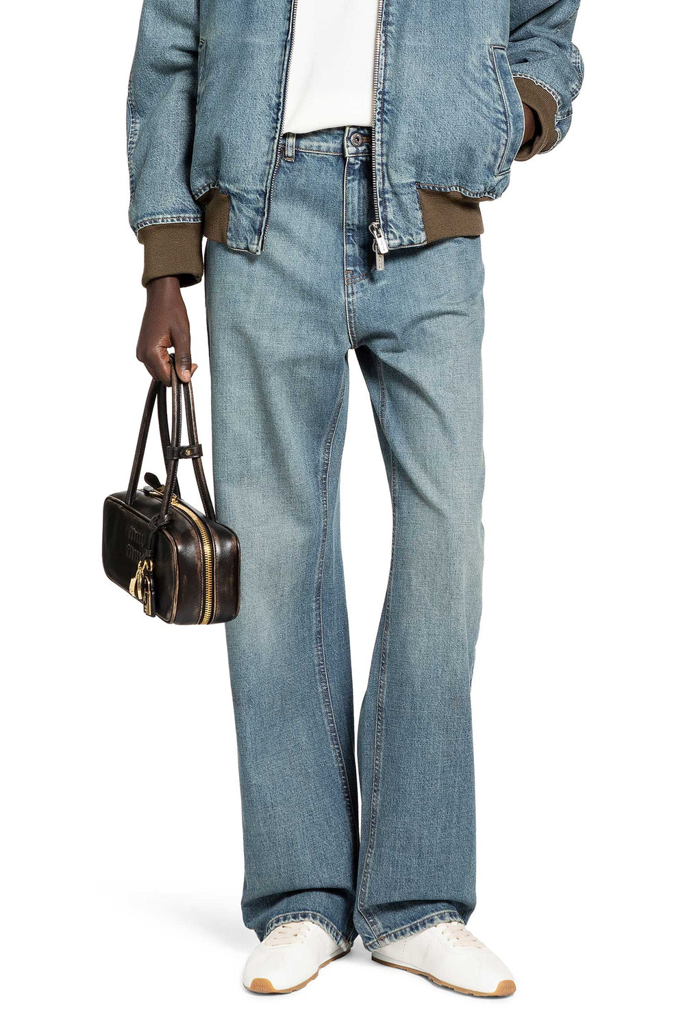 MIU MIU Denim Trousers woman