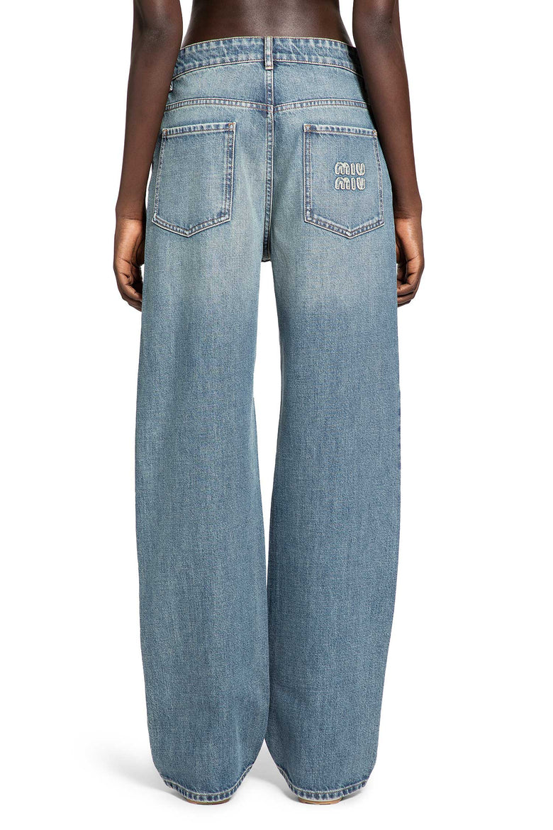 MIU MIU Denim Trousers woman