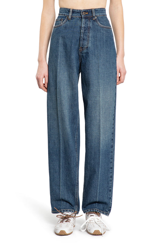 MIU MIU WOMAN BLUE JEANS