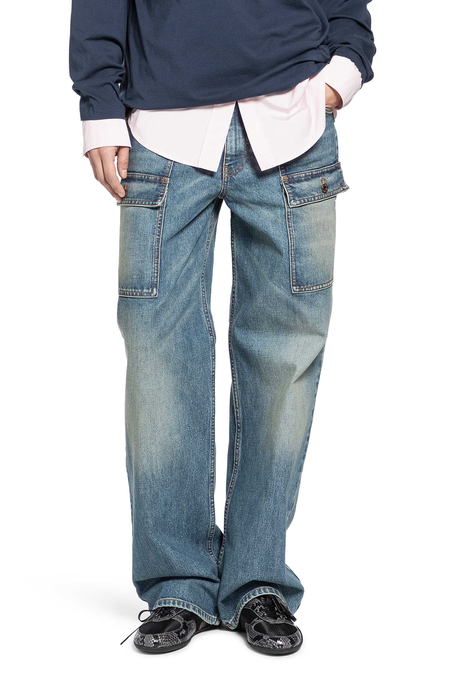 Cargo Denim Trousers