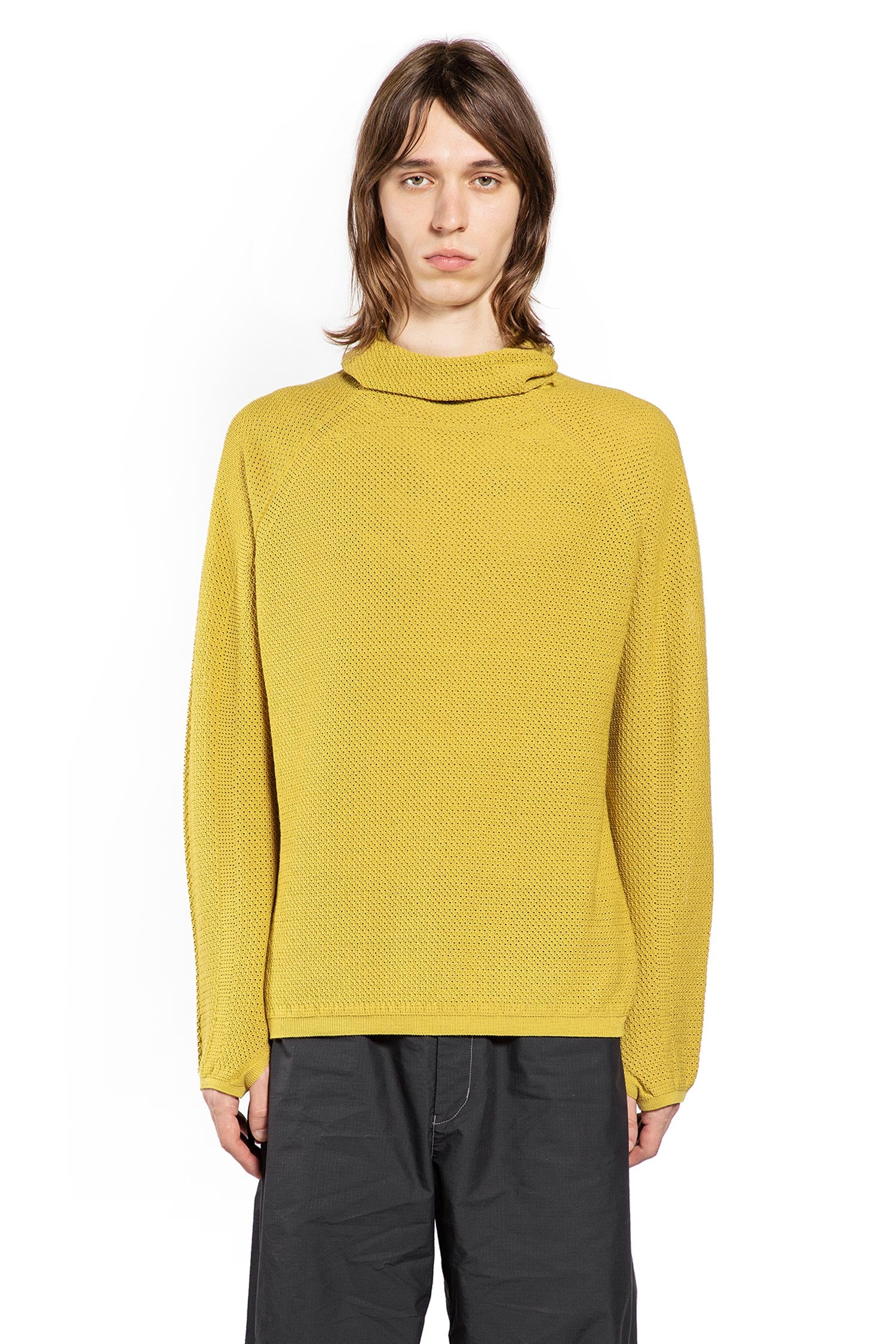 0 Perforated Wholegarment Knit Top