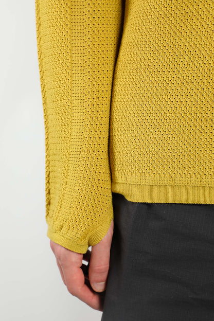 0 Perforated Wholegarment Knit Top