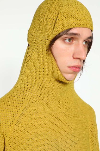 0 Perforated Wholegarment Knit Top