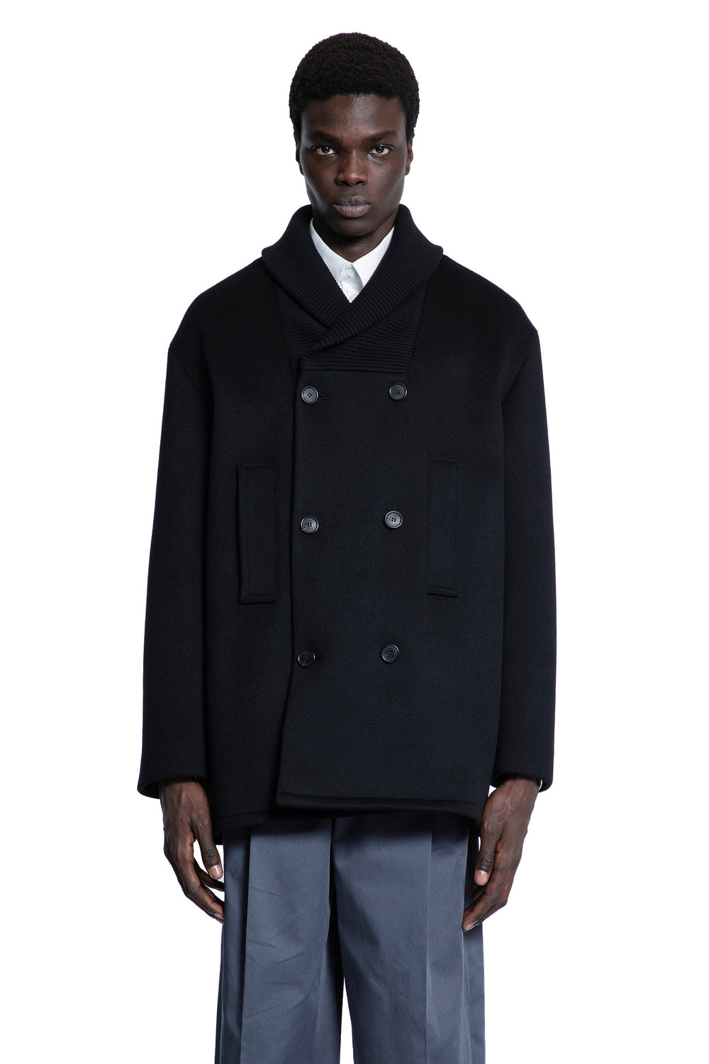 LOEWE MAN BLACK JACKETS