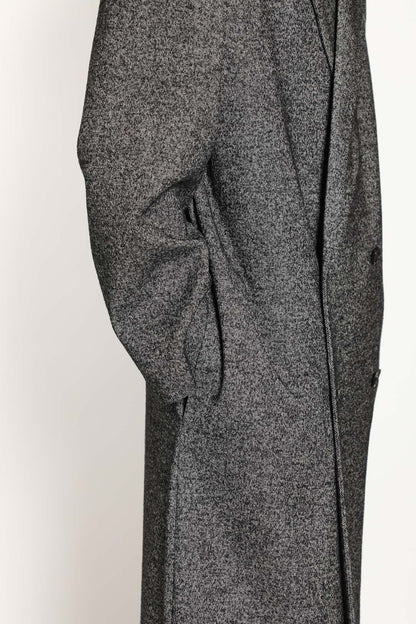 Wool Blend Double Breasted Coat