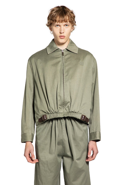 LOEWE MAN GREEN JACKETS