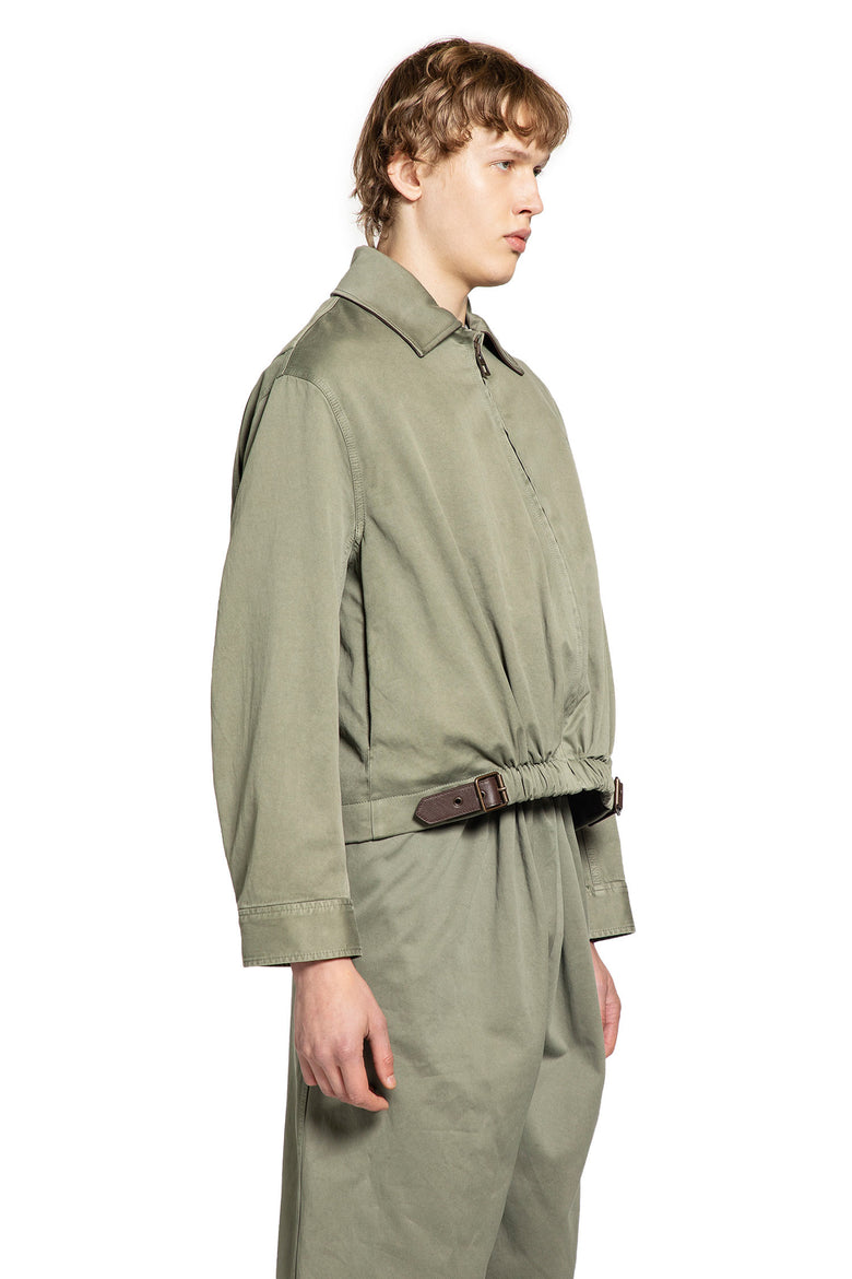 LOEWE MAN GREEN JACKETS