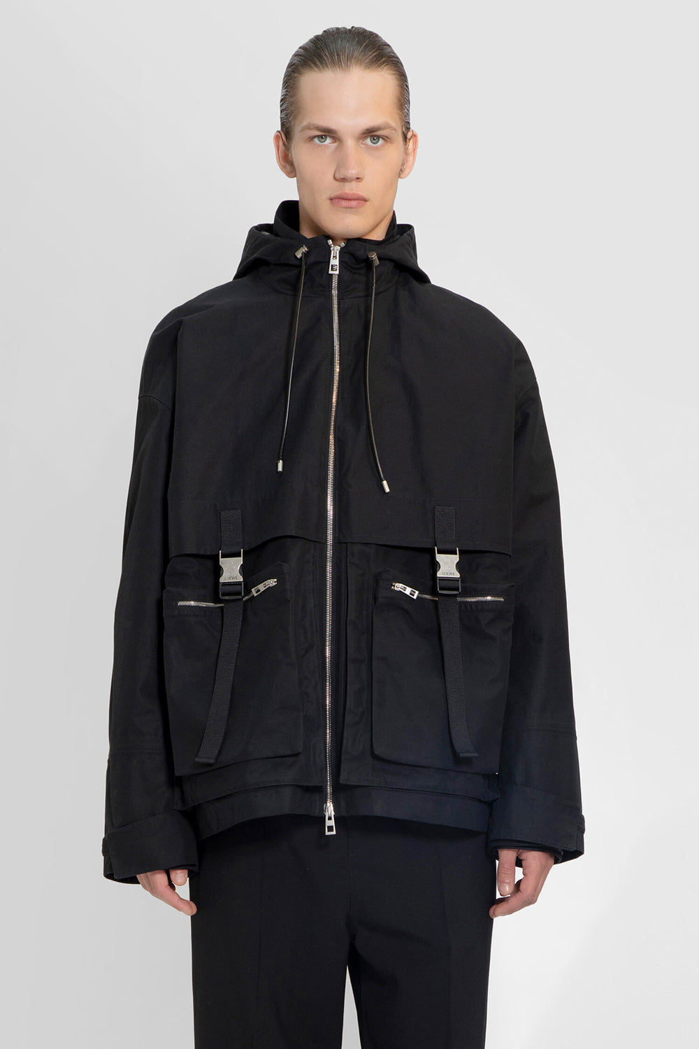 LOEWE MAN BLACK JACKETS