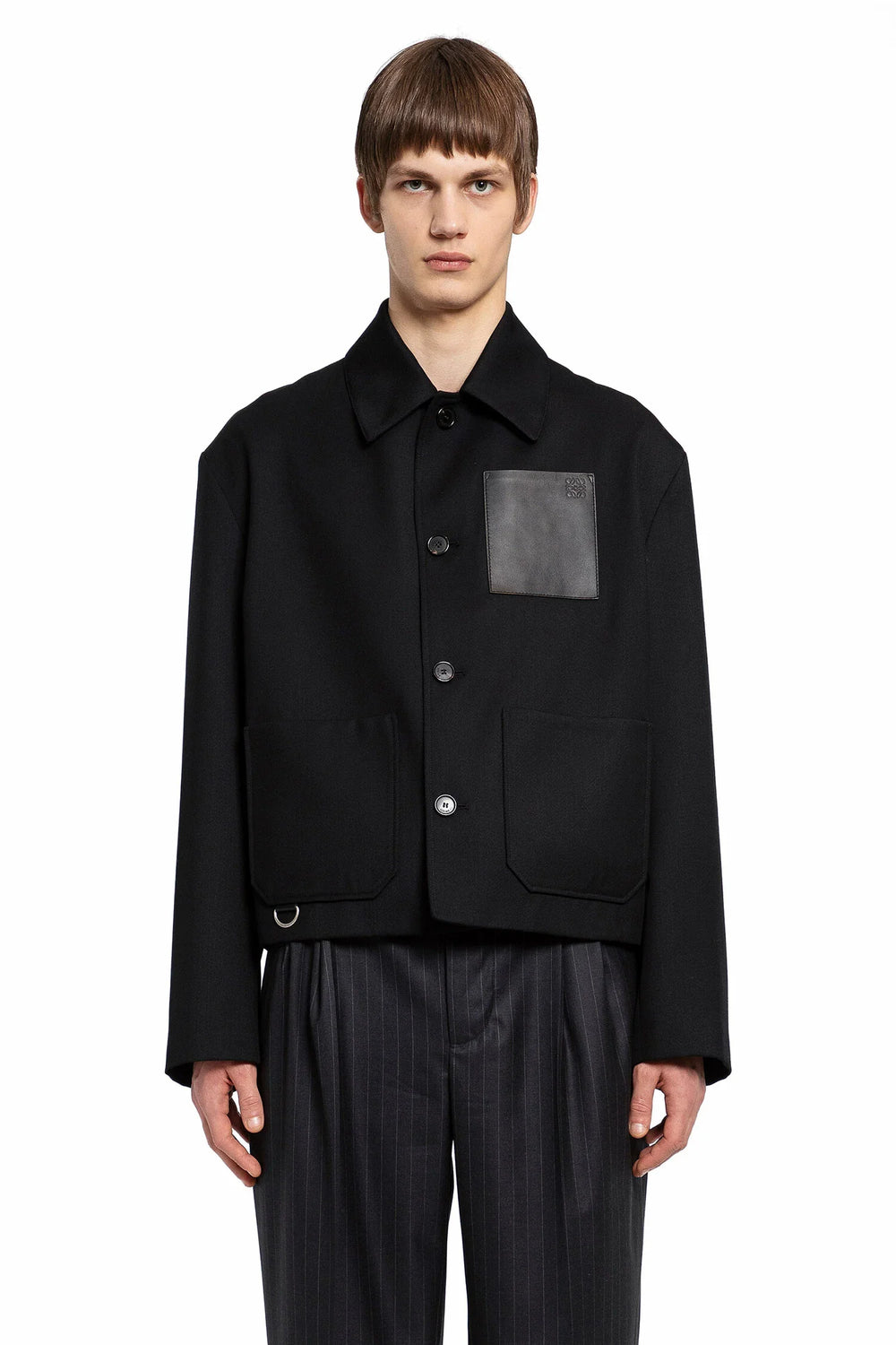 LOEWE MAN BLACK JACKETS - Antonioli.eu