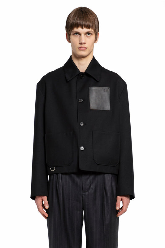 LOEWE MAN BLACK JACKETS