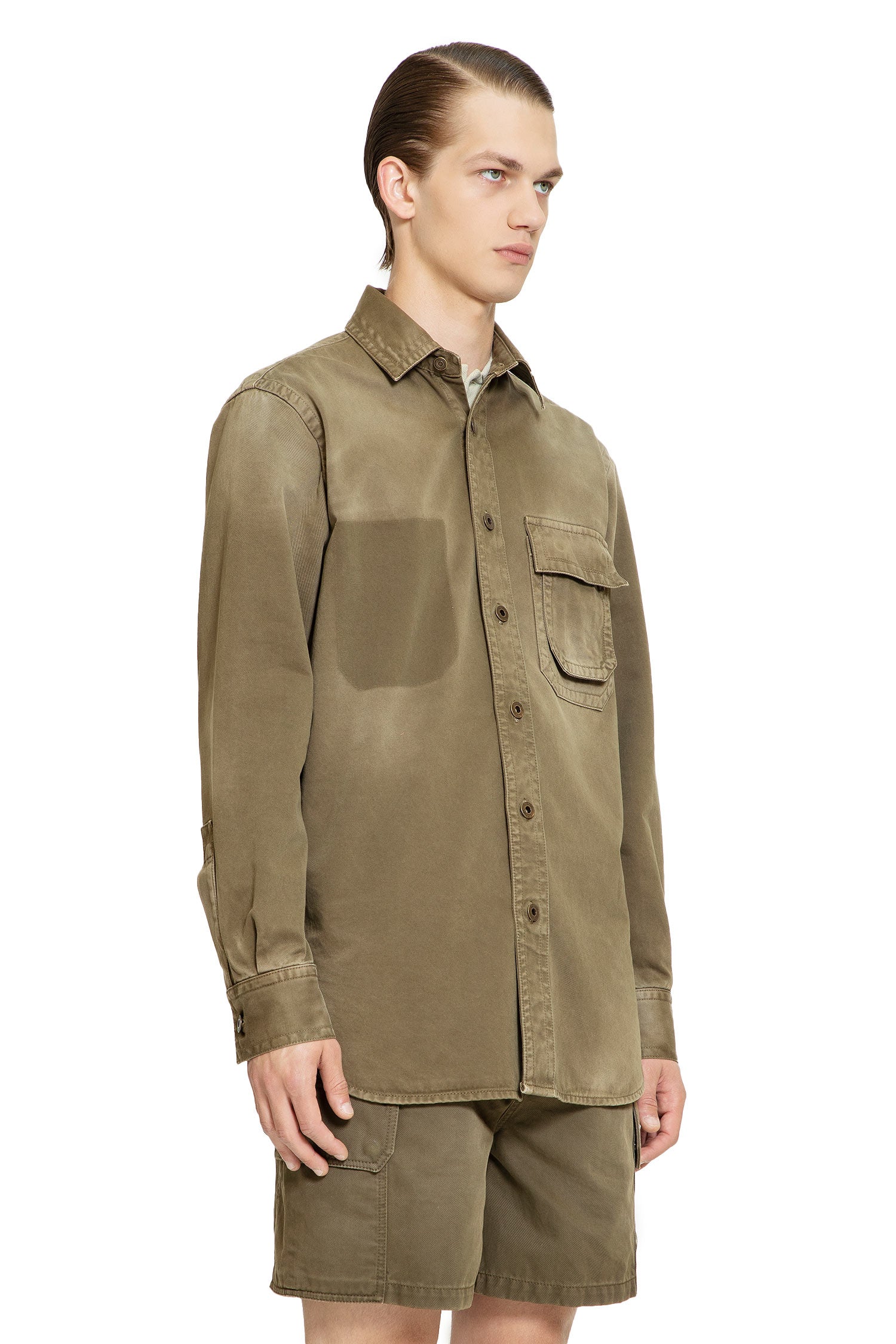 LOEWE MAN GREEN SHIRTS