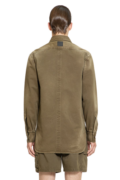 LOEWE MAN GREEN SHIRTS