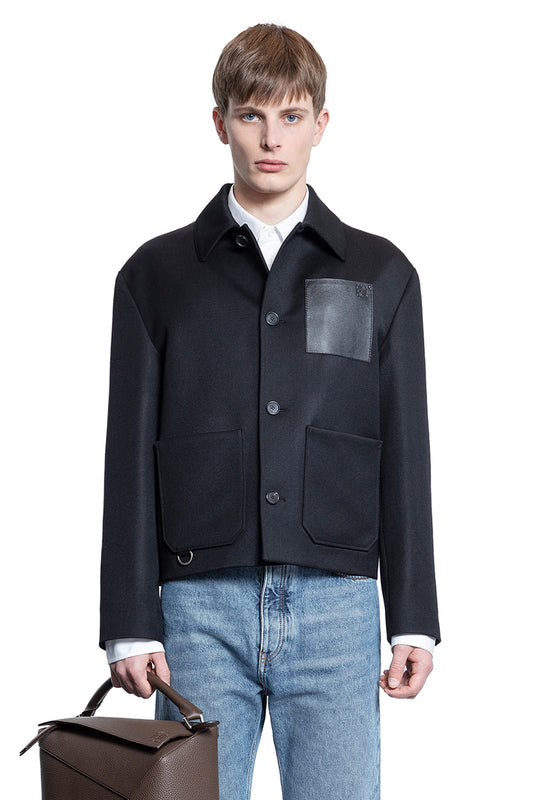 LOEWE MAN BLACK JACKETS