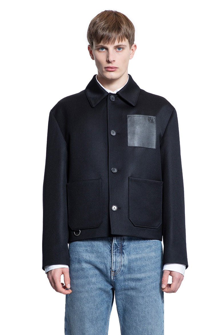 LOEWE MAN BLACK JACKETS