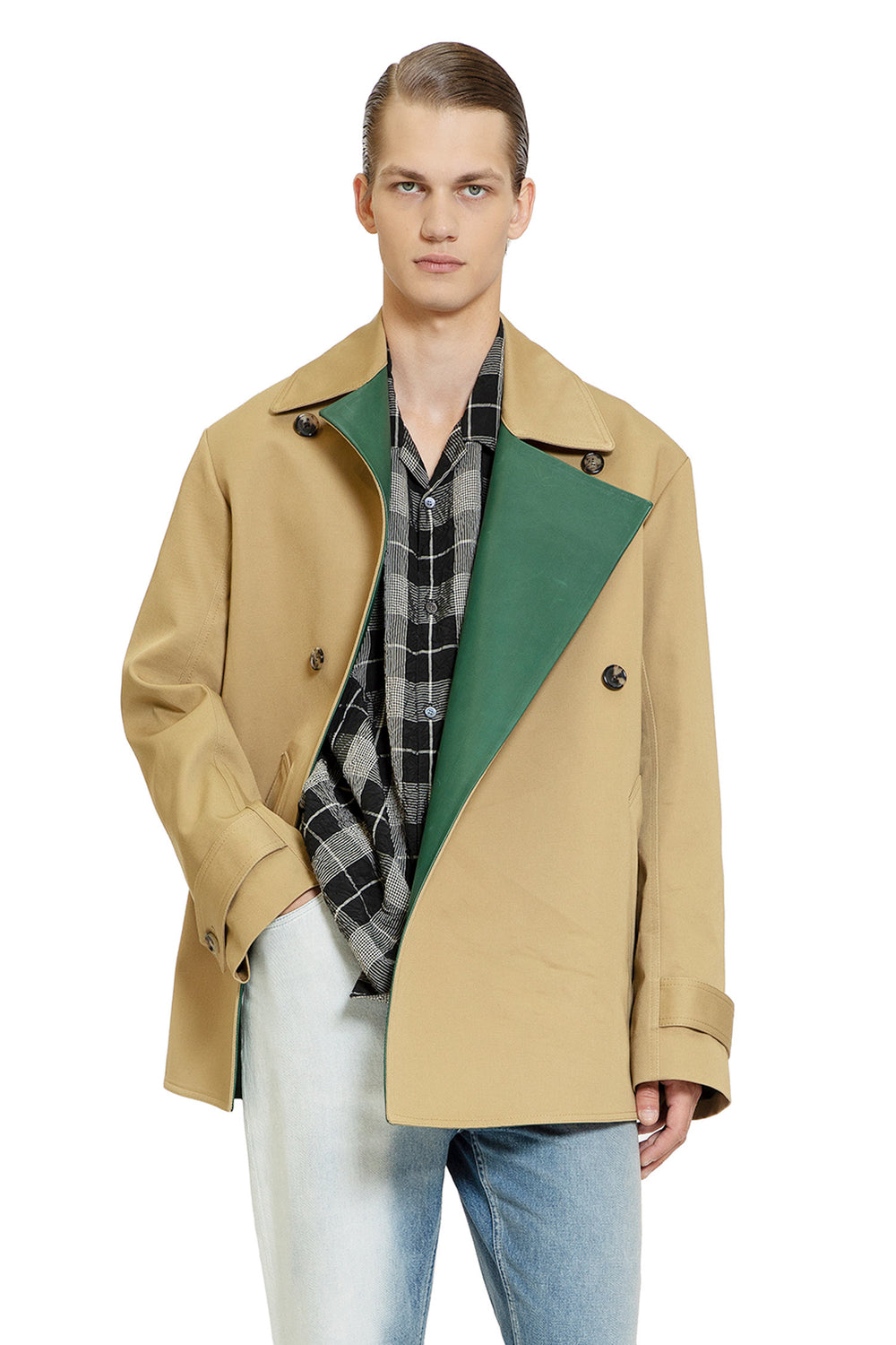 LOEWE MAN BEIGE COATS