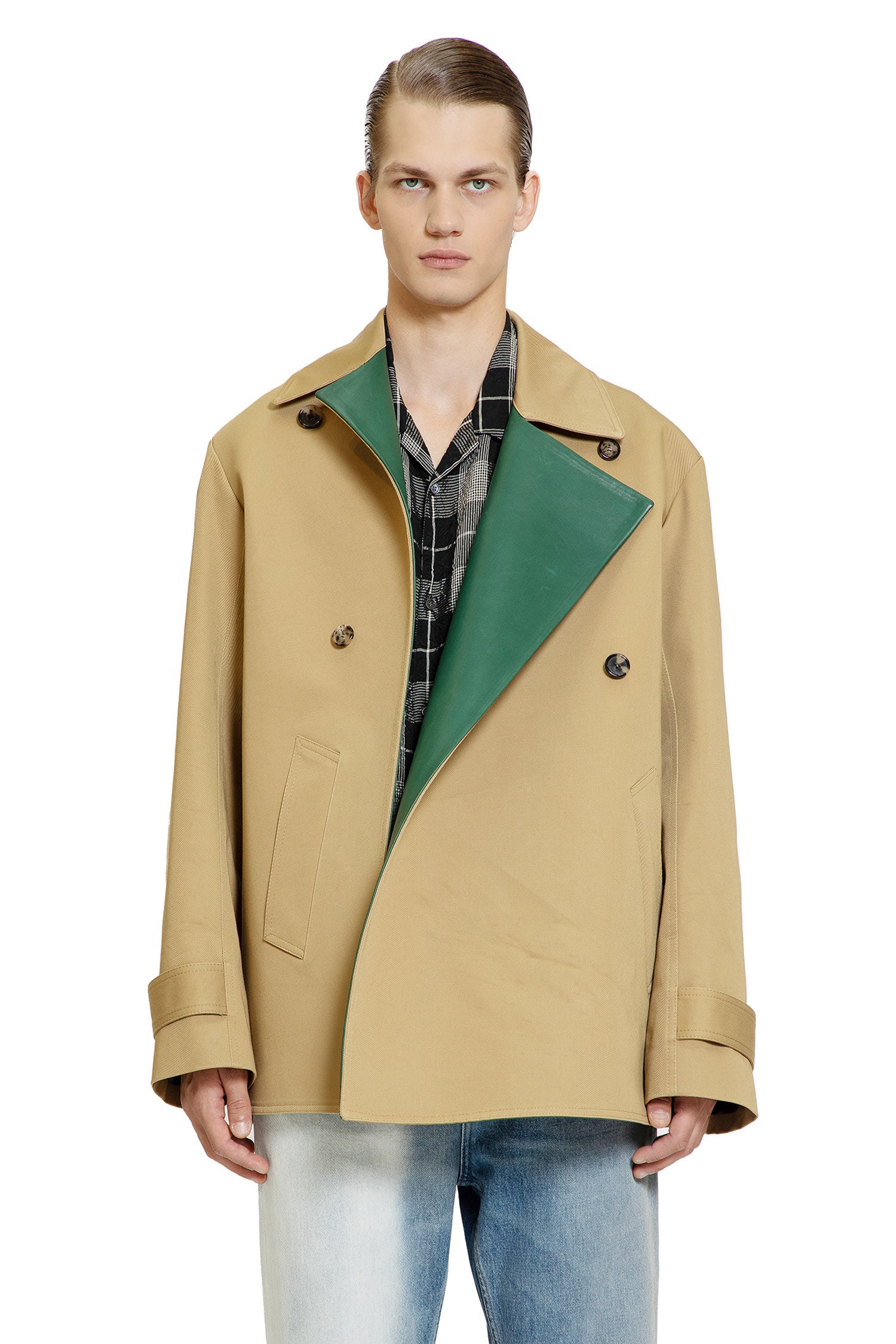 LOEWE MAN BEIGE COATS