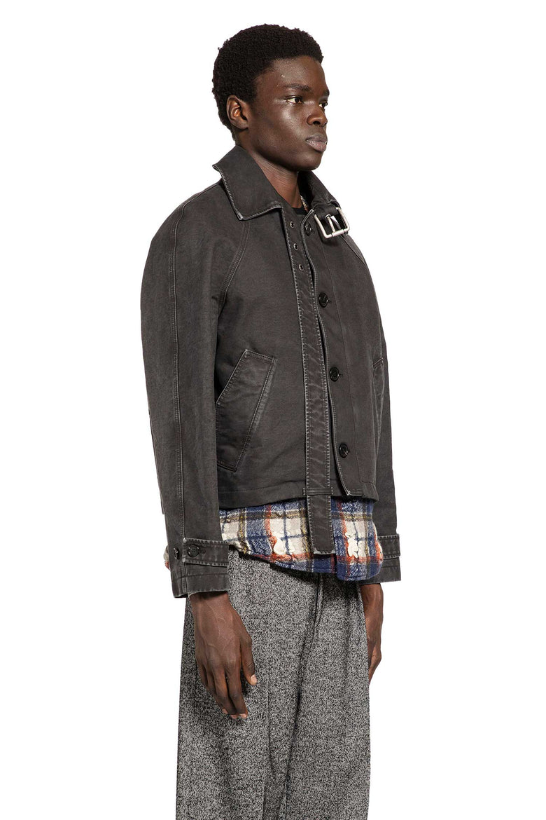 Belted Jacket in Cotton