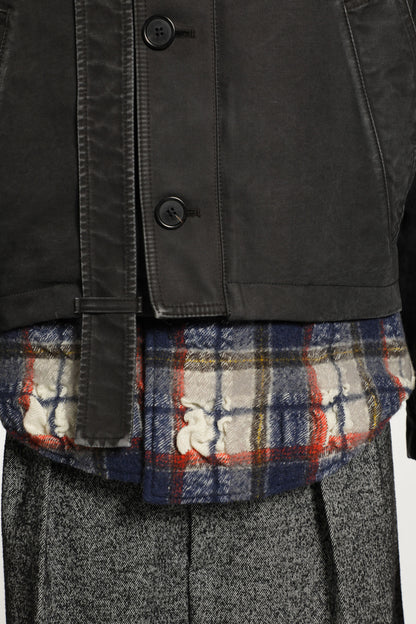 Belted Jacket in Cotton