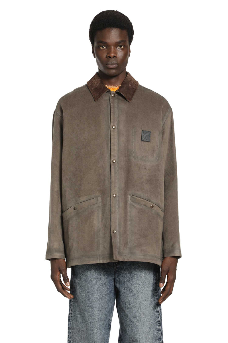 LOEWE Overshirt in Cotton Blend man