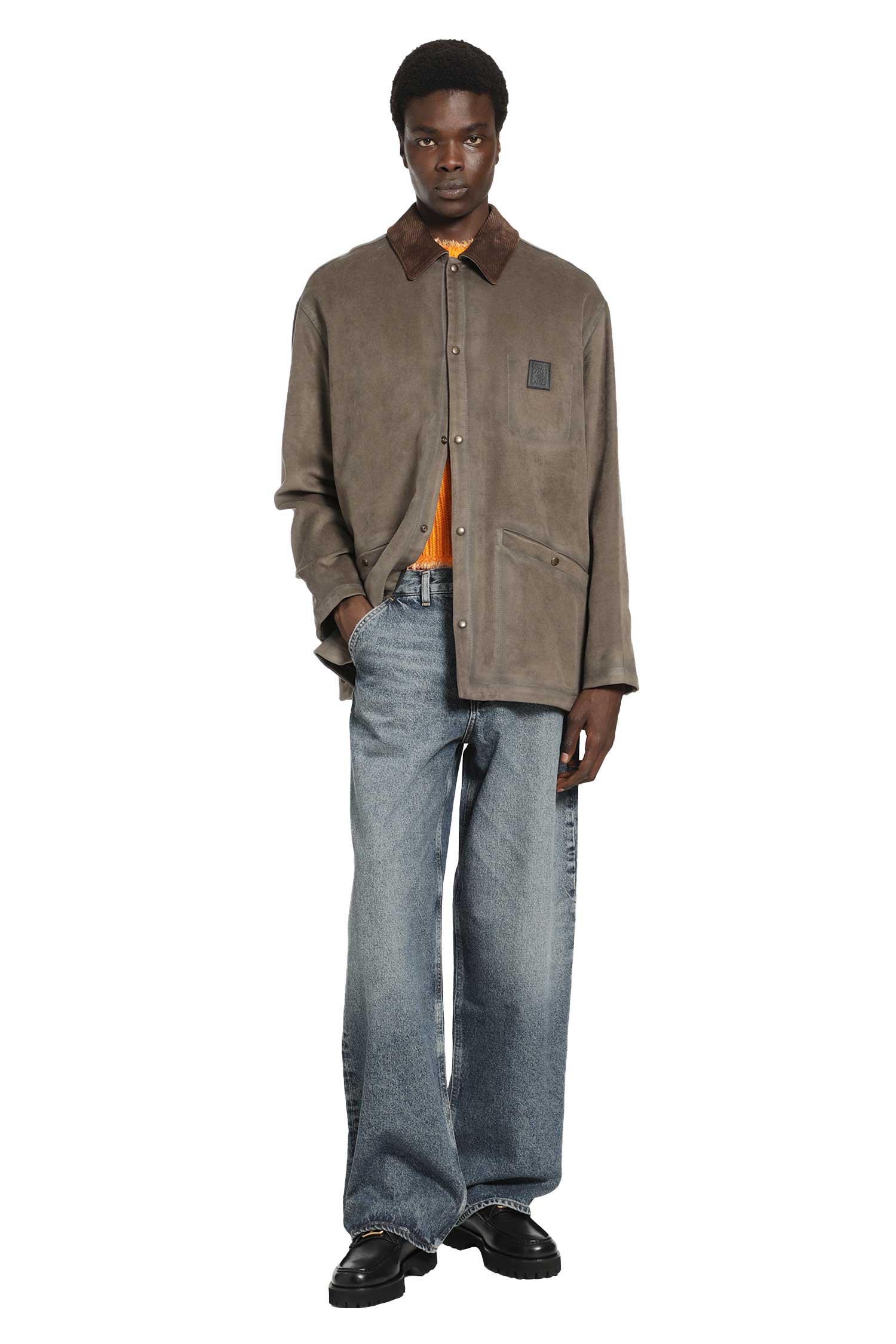 Overshirt in Cotton Blend