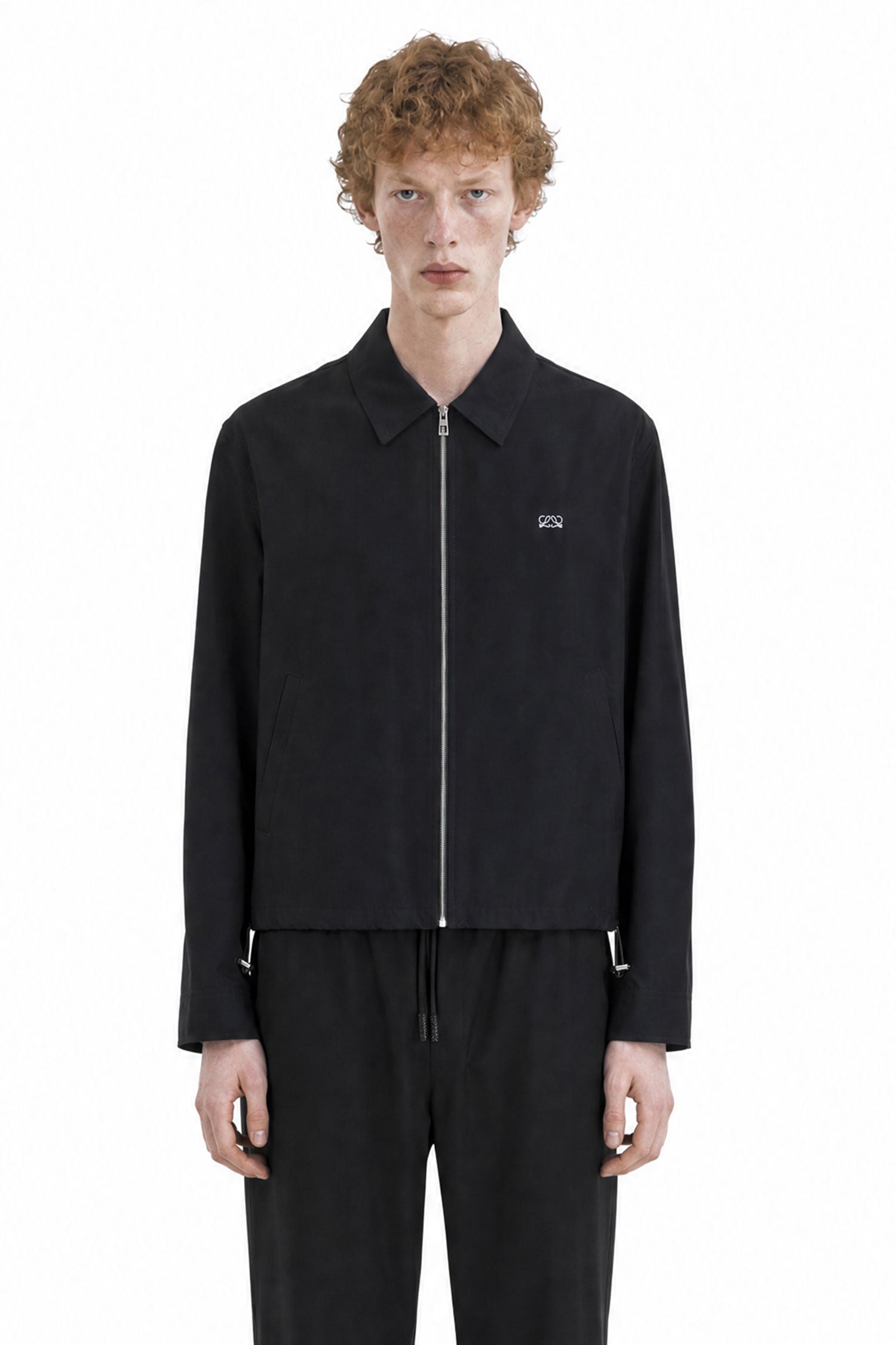 LOEWE Zip-Up Jacket in Technical Cotton man