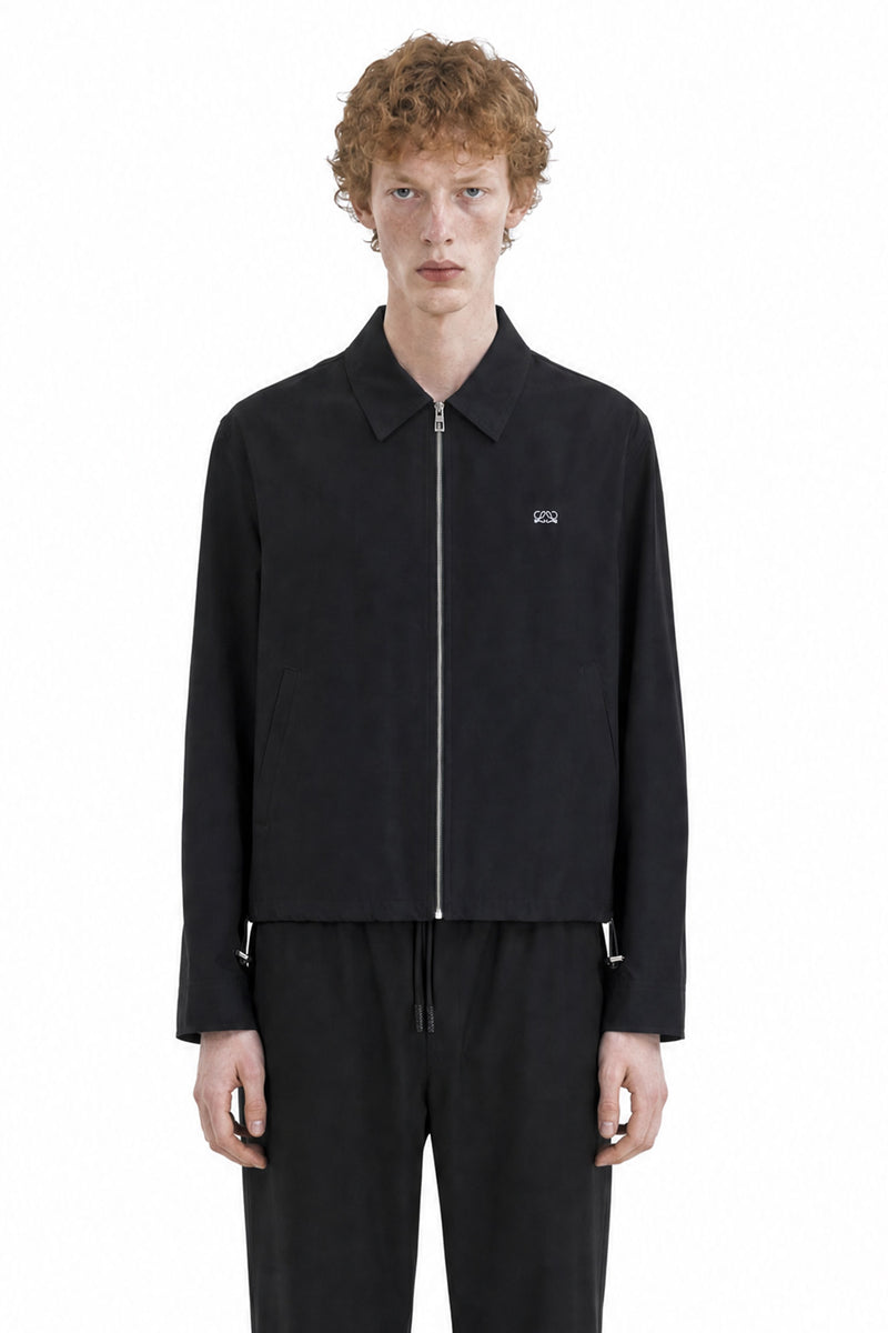 LOEWE Zip-Up Jacket in Technical Cotton man