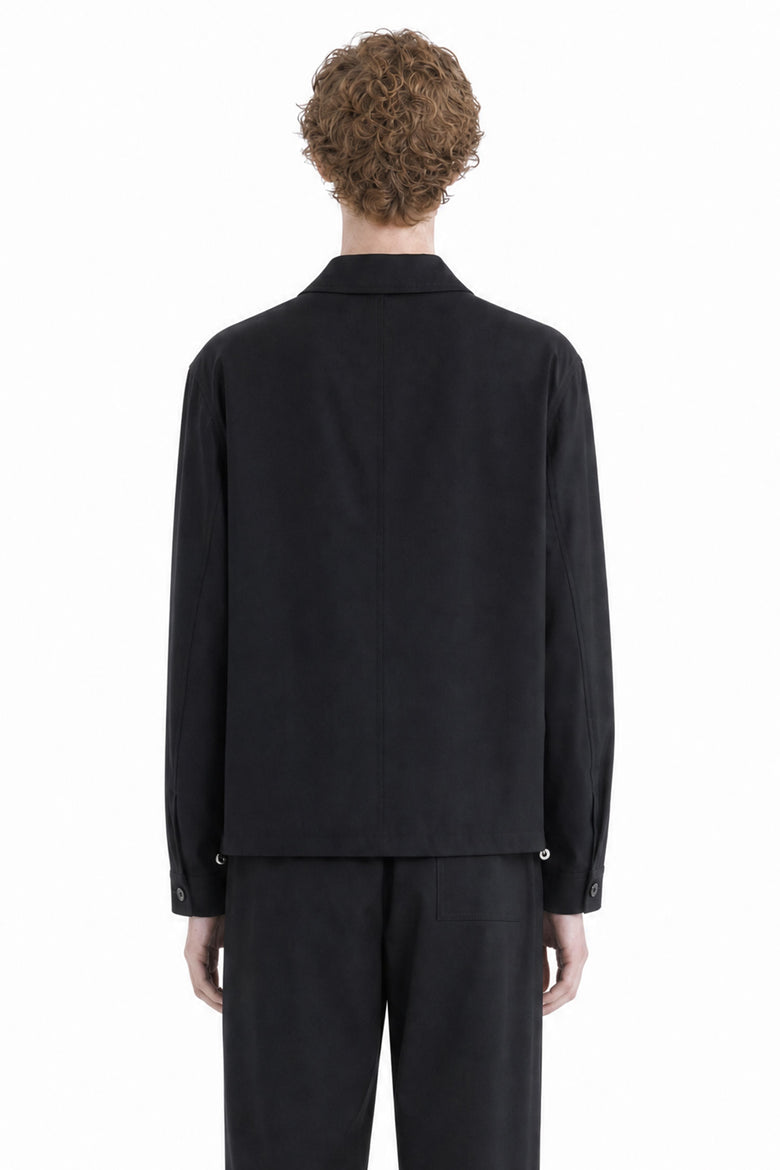 LOEWE Zip-Up Jacket in Technical Cotton man
