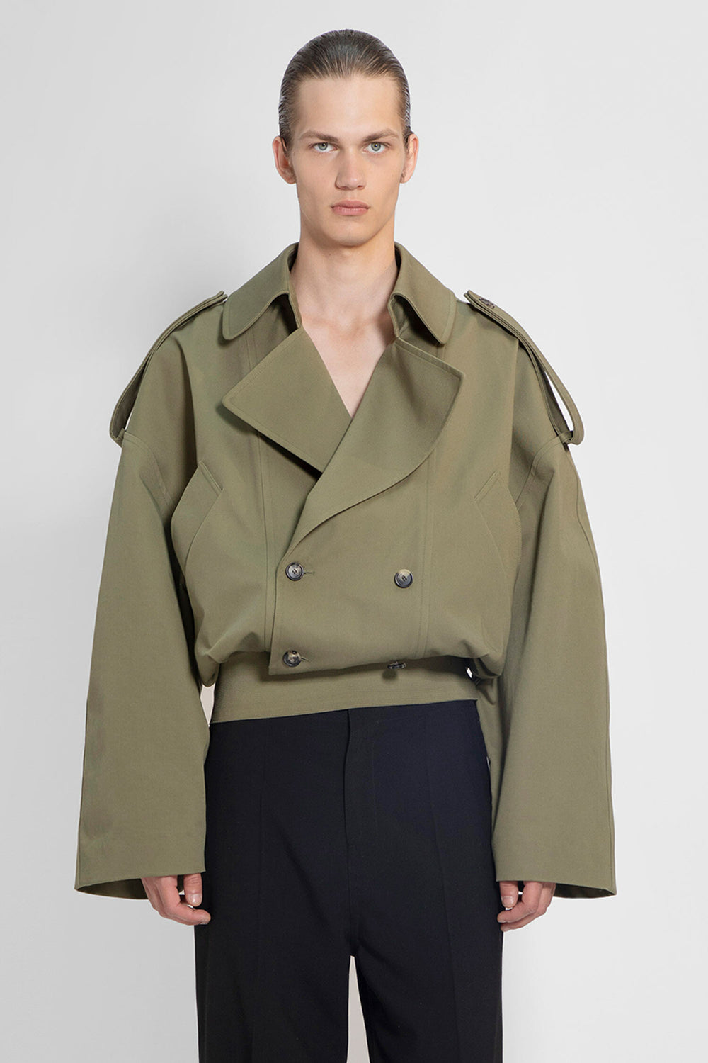 LOEWE MAN GREEN JACKETS