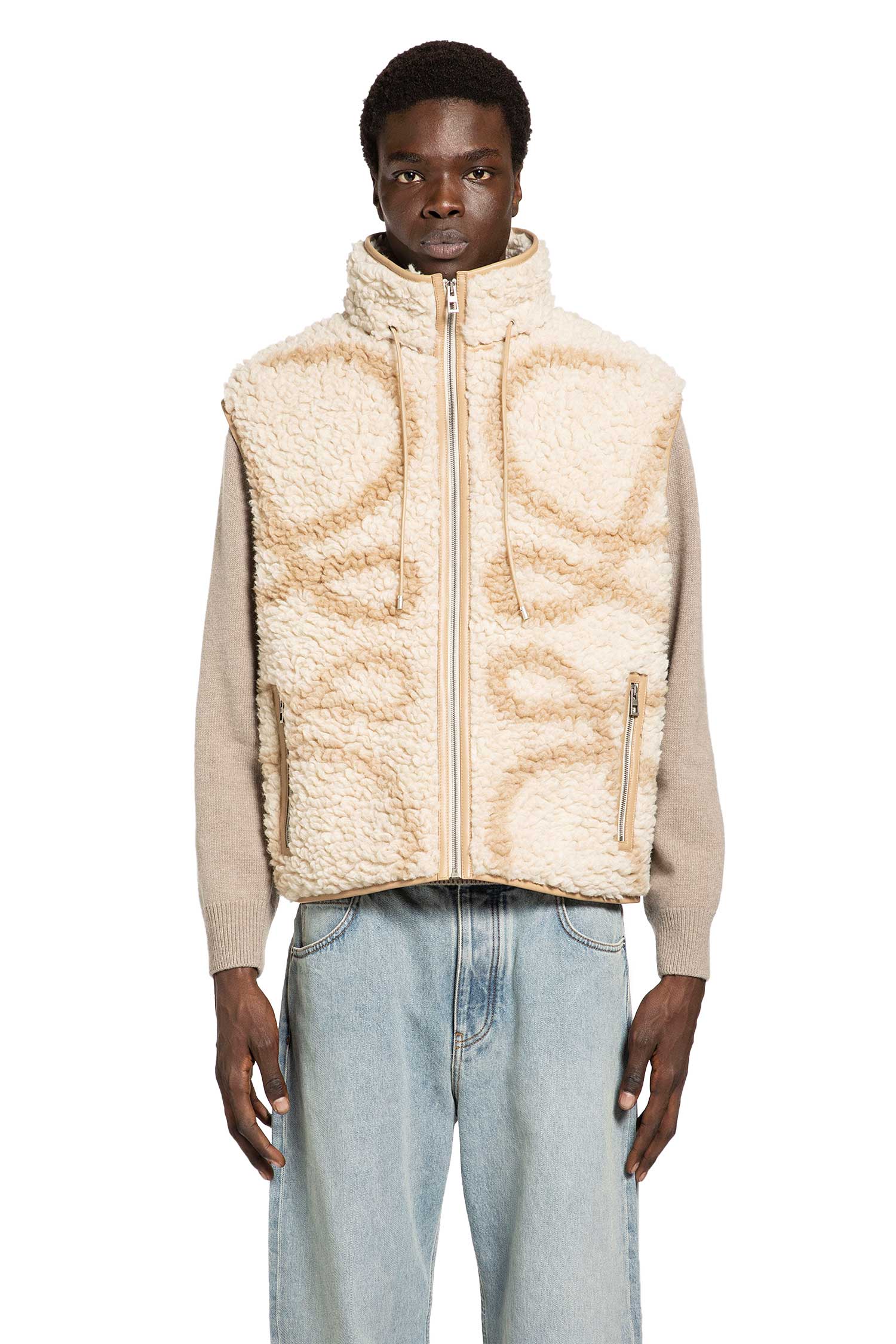 Vest in Anagram Fleece