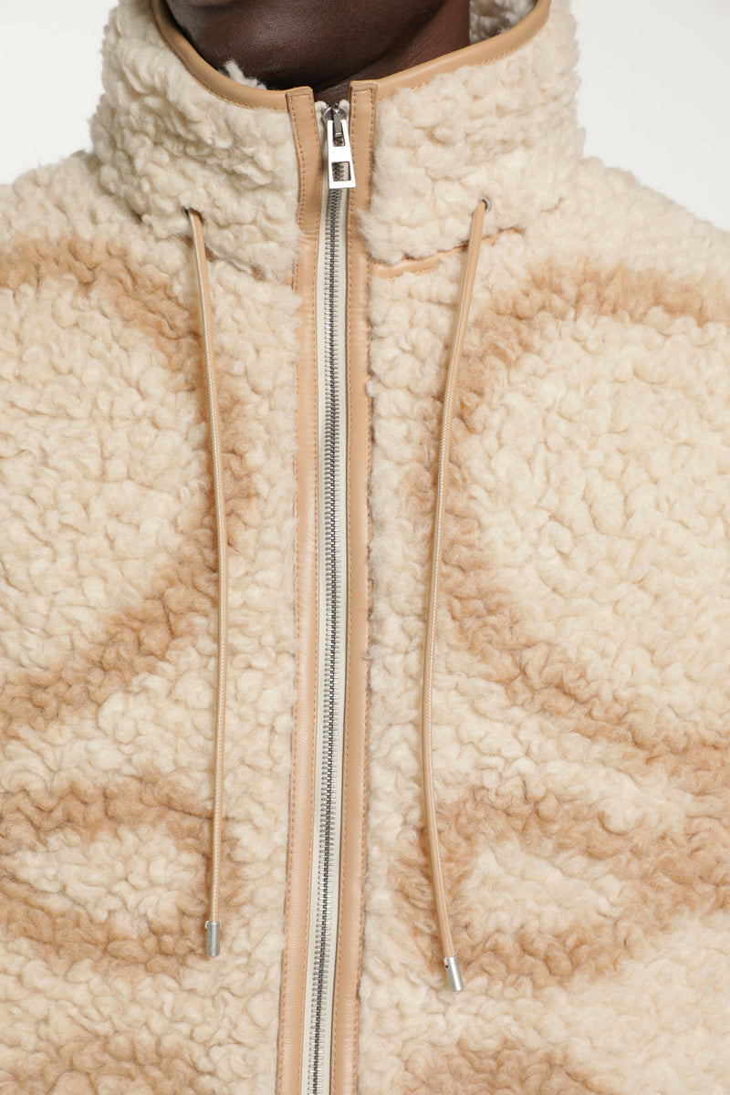 Vest in Anagram Fleece