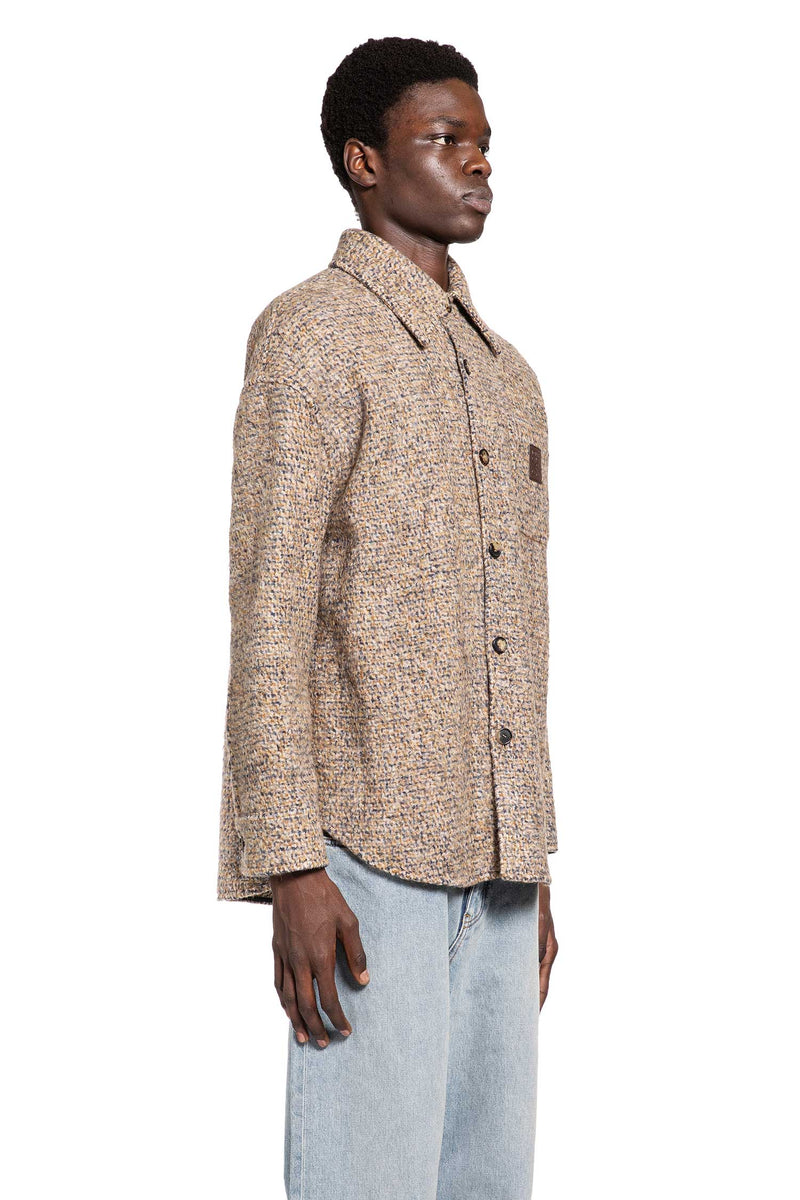 Overshirt in Wool and Lama