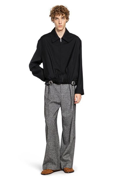 Belted Utility Jacket In Wool