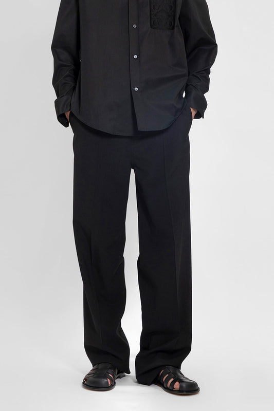 LOEWE MAN BLACK TROUSERS