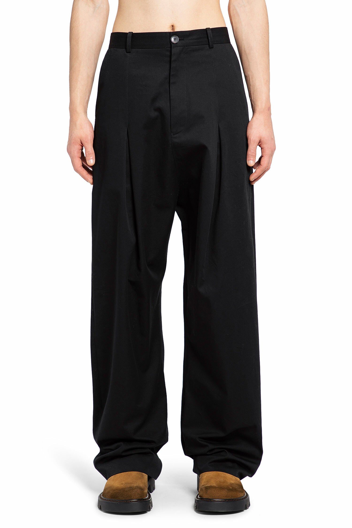 LOEWE MAN BLACK TROUSERS