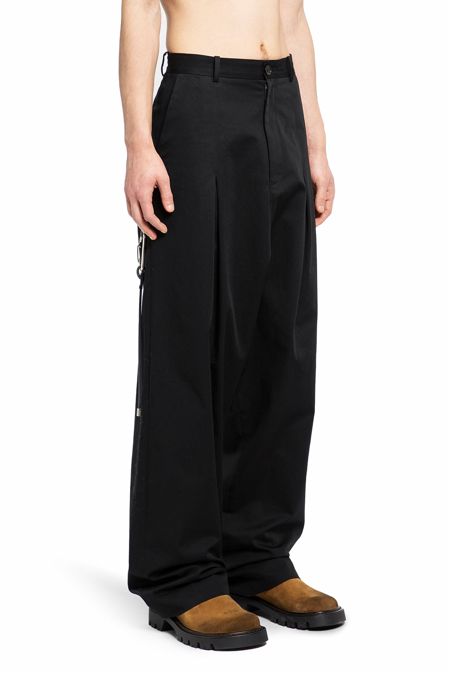 LOEWE MAN BLACK TROUSERS