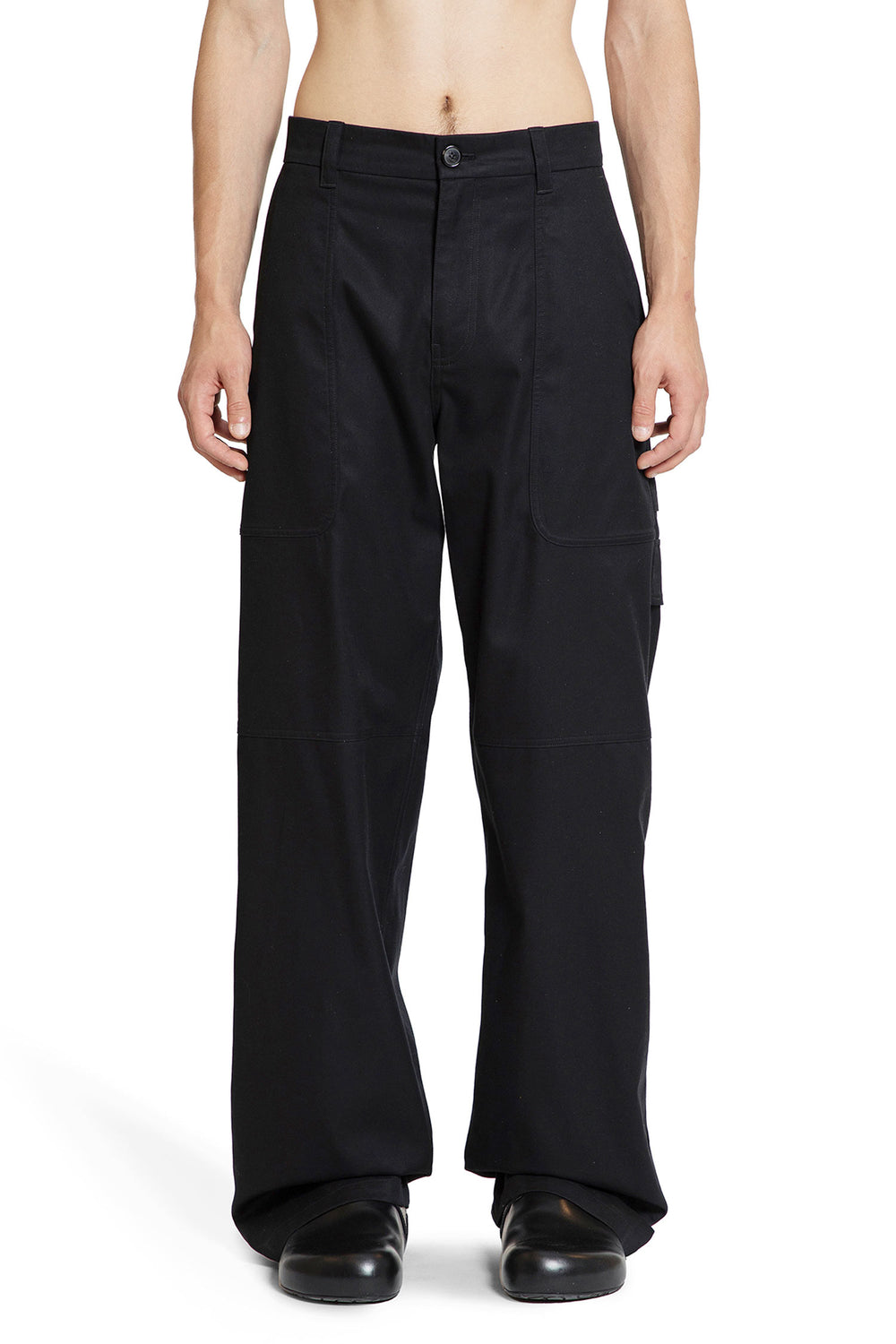 LOEWE MAN BLACK TROUSERS