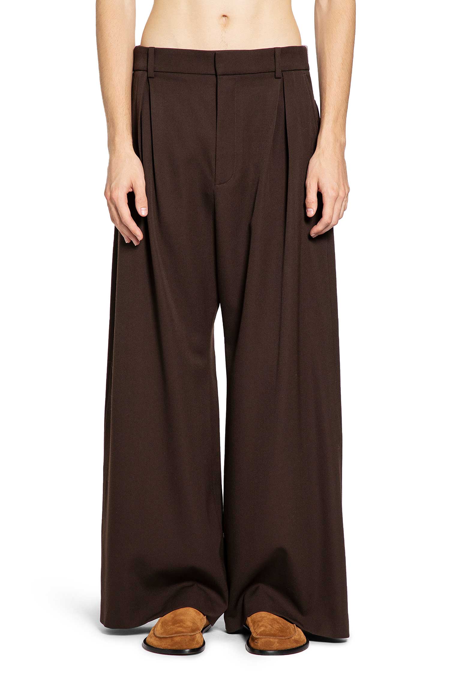 Tailored Trousers Wool Gabardine