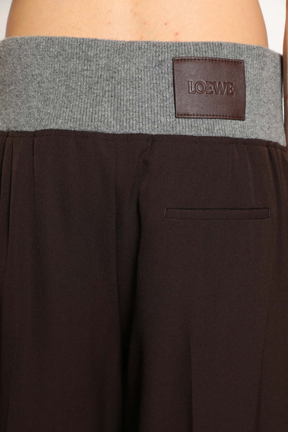 Tailored Trousers Wool Gabardine