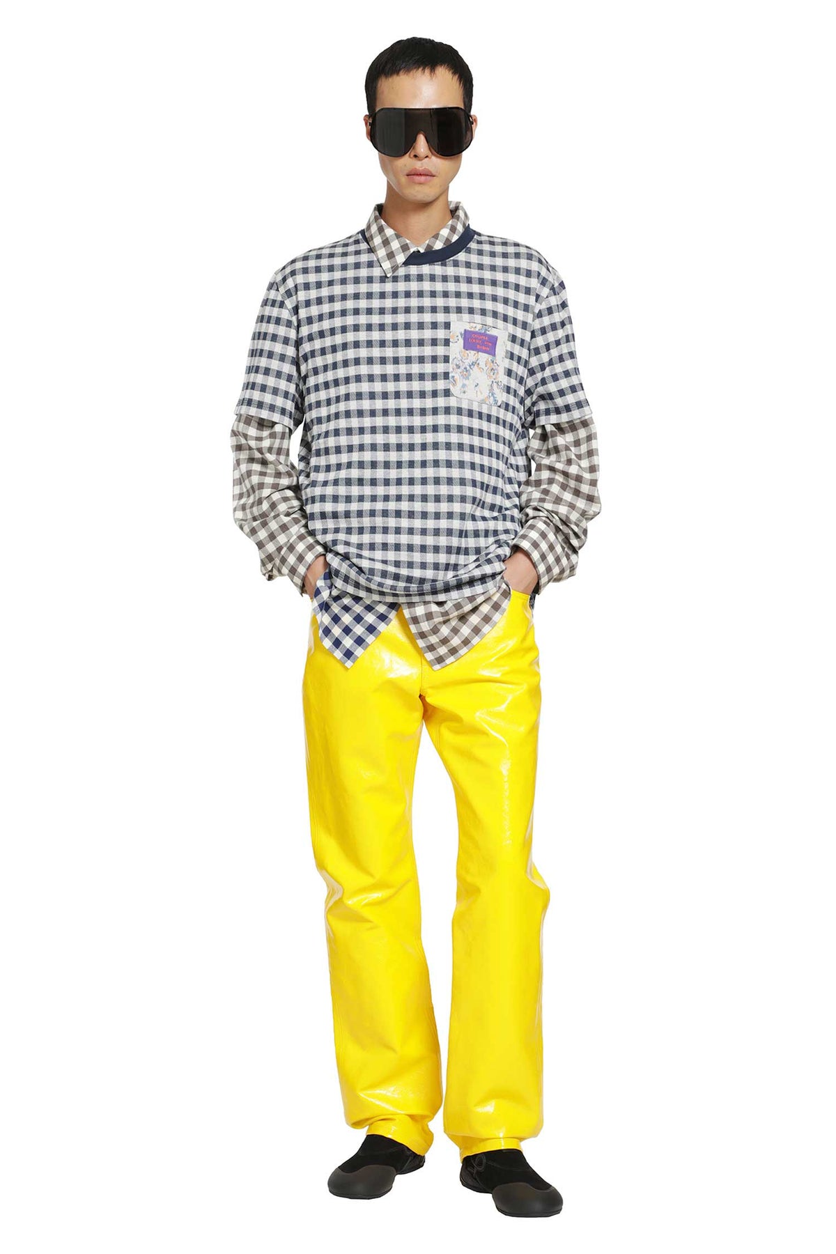 Trousers in Cotton Blend
