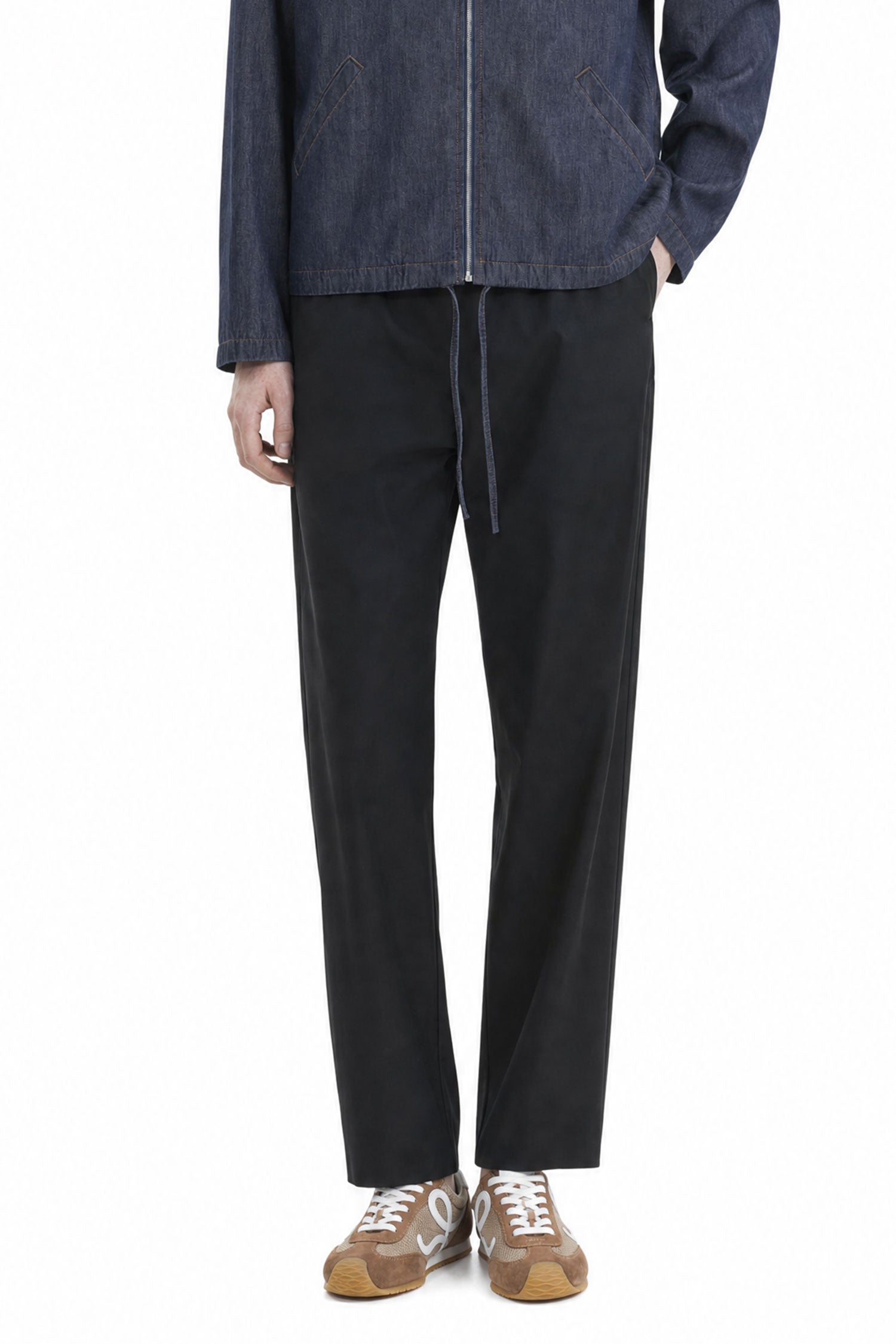 Drawstring Trousers in Wool