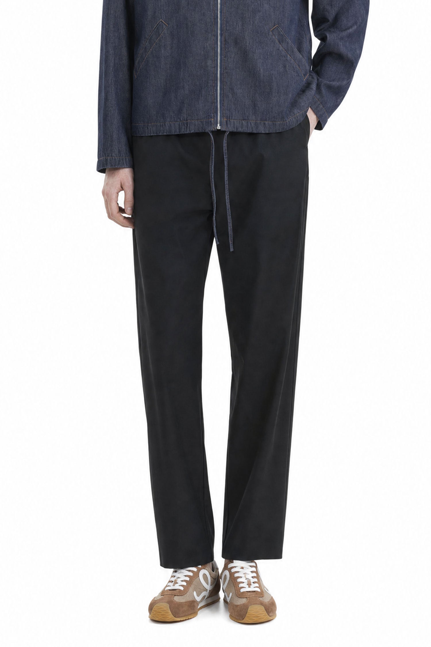 Drawstring Trousers in Wool