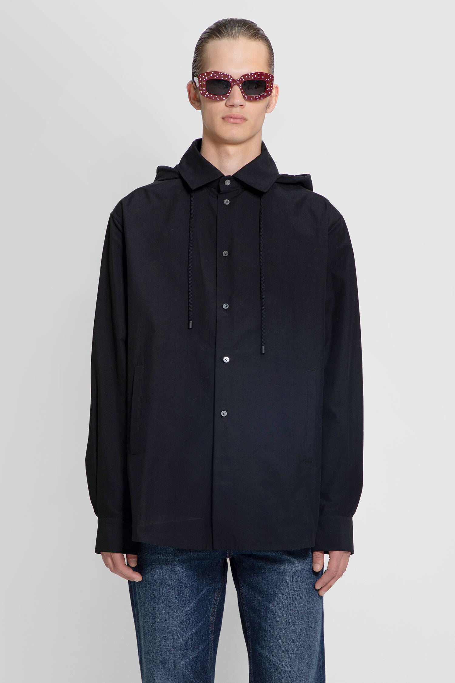 LOEWE MAN BLACK JACKETS