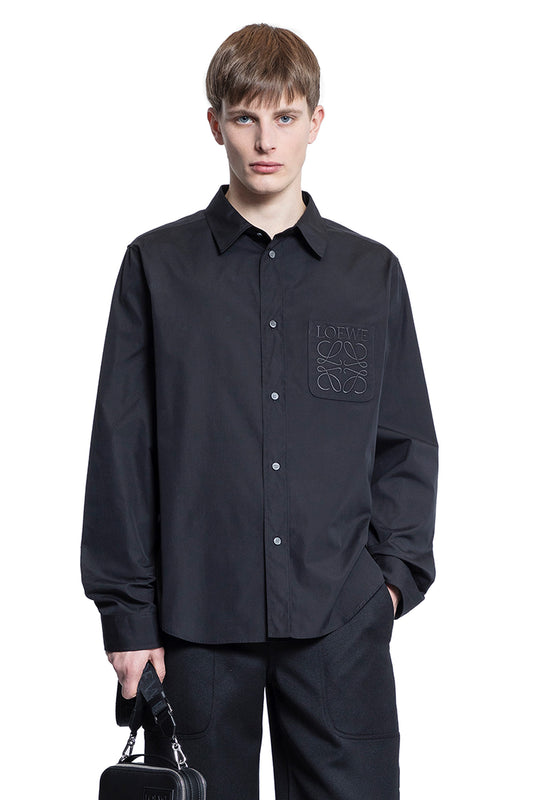 LOEWE MAN BLACK SHIRTS