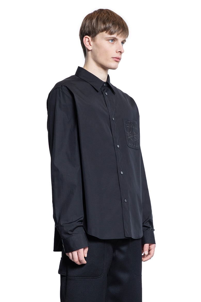 LOEWE MAN BLACK SHIRTS