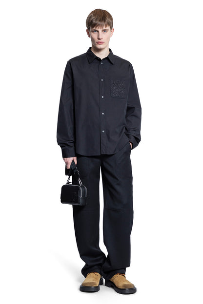 LOEWE MAN BLACK SHIRTS