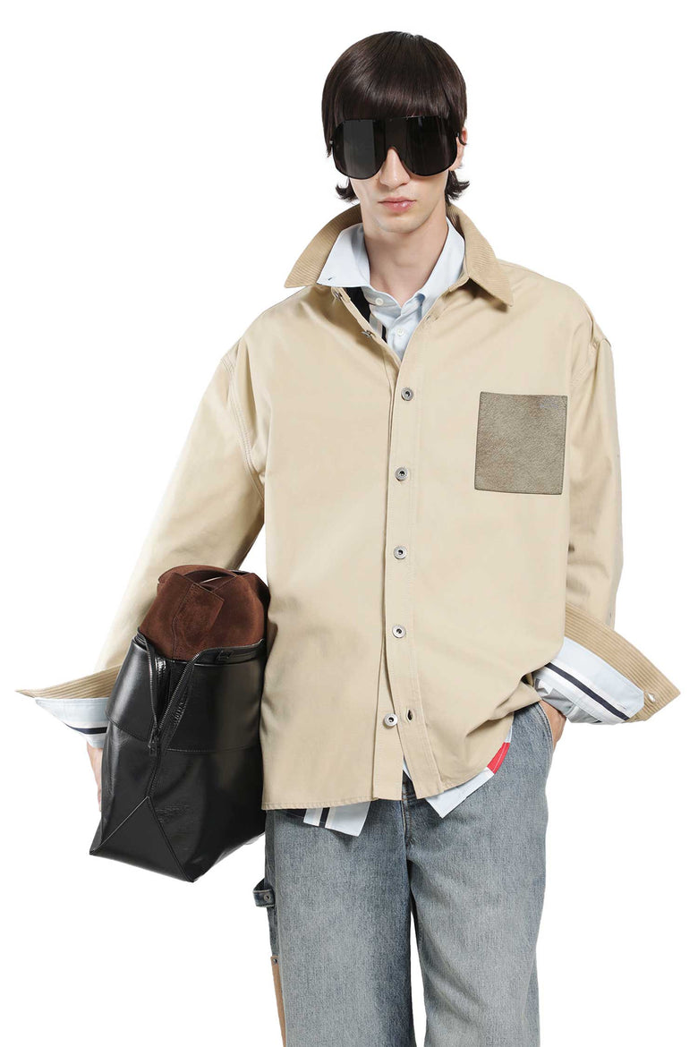 LOEWE Cotton Canvas Overshirt man