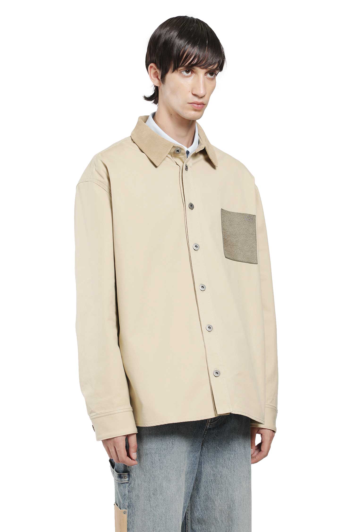 LOEWE Cotton Canvas Overshirt man